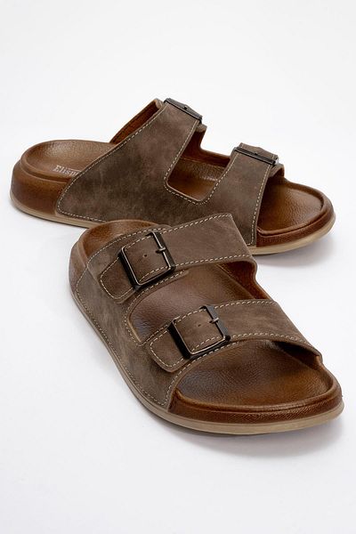 Ccway Men's Belted Slippers Mink Gx9688 Streetball Ii