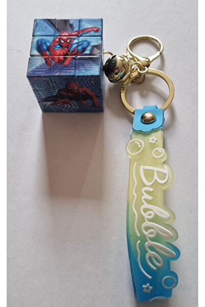 Modellino 4 Fonksiyonlu Rubik Küp Sabır/Zeka Küpü Spiderman Yapboz Puzzle Ana...