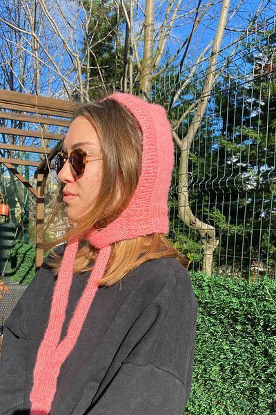 TULEK Soft Laura Balaklava Beanie from Alpaca Wool