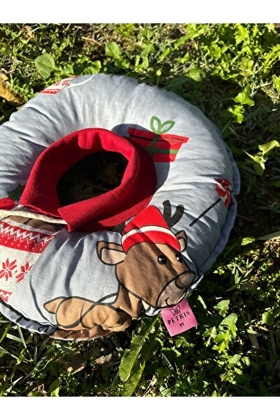 Petris New Year's Knspt - Cat Dog Operation Neck Collar, Elizabeth Collar and Cat Neck Pillow