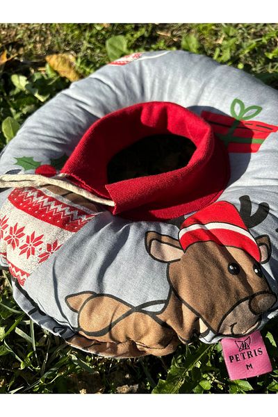 Petris New Year's Knspt - Cat Dog Operation Neck Collar, Elizabeth Collar and Cat Neck Pillow
