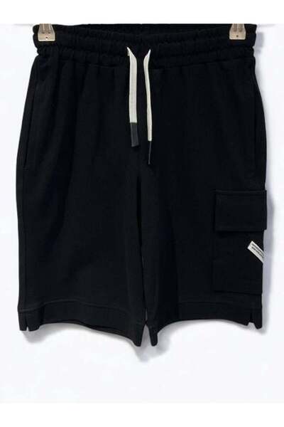 Zekids Βαμβακερό σορτς από υφασμάτινο ύφασμα για αγόρι