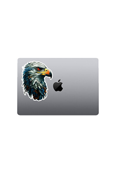 MegaSticker Vahşi Kartal Sticker Araba, Motorsiklet, Kask, Laptop, Cam Sticker 14x8 Cm