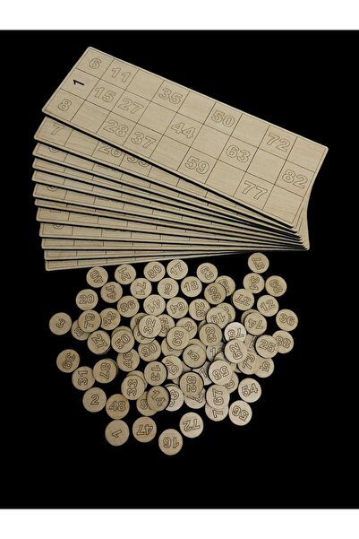 Lucena Ahşap Tombala Aile Oyunu Yılbaşı