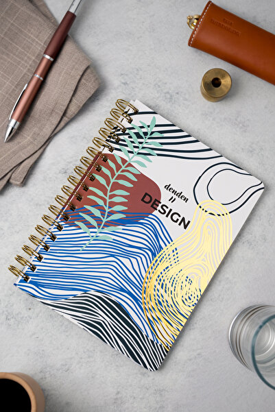denden Redactar White Spiral Notebook, 17X24 cm
