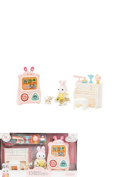 Yumurcak Oyuncak Mega Bay Dreamy Mini Rabbit-School Set