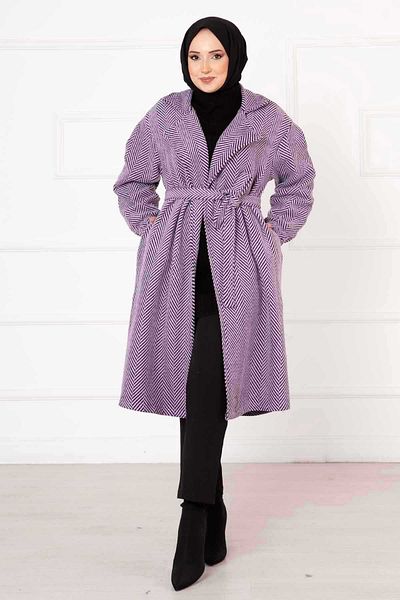 EBRUTESETTÜR Herringbone Patterned Coat