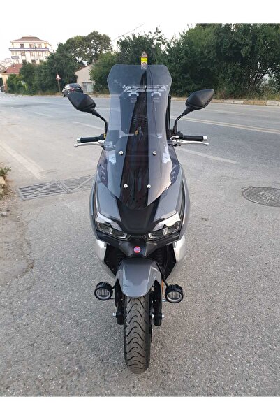 MOTOCAM Rks Freccia 150 Ön Cam 2022 2024 Model 65cm Açıkfüme Renkli 4mm ORTA BOYLU CAM