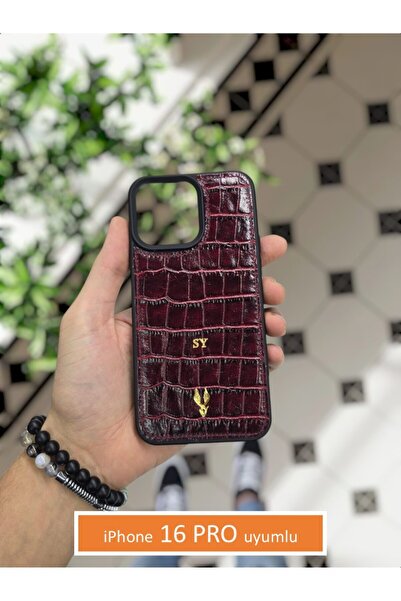 VİSSO İphone 16 Pro Hakiki Deri Telefon Kılıfı Iphone Hakiki Deri Kişiye Özel...