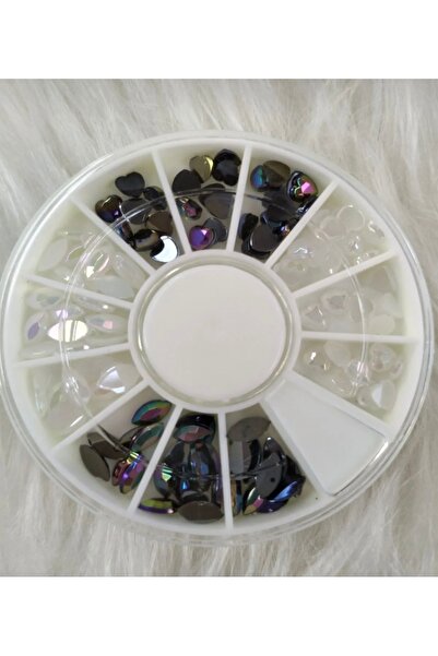 Vitastyle HOLOGRAM TAŞLI KALPLİ TIRNAK/YÜZ/VÜCUT SÜSLEME TAŞI