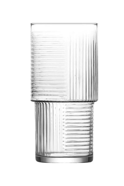 LAV 3 Pieces Helen Long Drink Tumbler Set 515 Ml - Clear