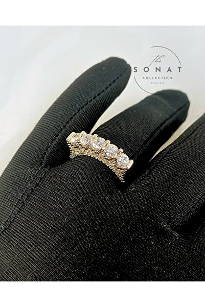 Sonat Collection Vip Seri Xupıng Solmaz, Kararma ve Alerji Yapmaz 14 k Gold Z...