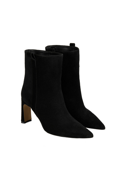 Desa Kadın Siyah Süet Topuklu Bot