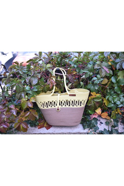 fa collection desing Wicker Jute Daily Bag - Beach, Handle and Portfolio Bag