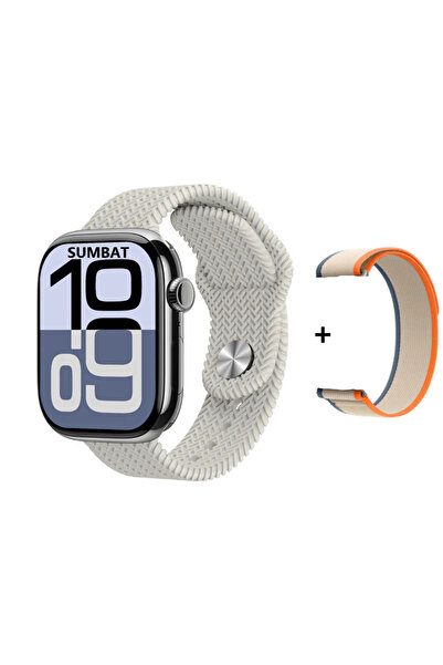 SUMBAT HK10 PRO MAX Yeni Kasa Watch 10 SonVersiyon Yerçekimi Sensör Amoled Ek...