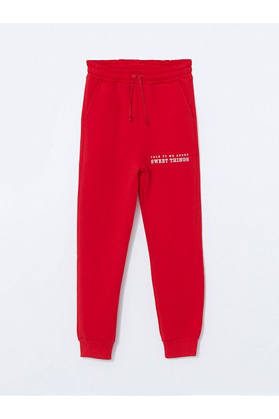 LC Waikiki LCW Kids Girl's Jogger Sweatpants with Elastic Waist