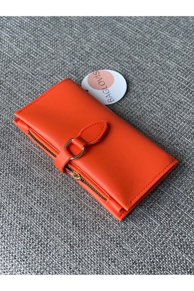 BAGLOVİS ÖNÜ HALKA DETAYLI BÜYÜK BOY KADIN CÜZDANI