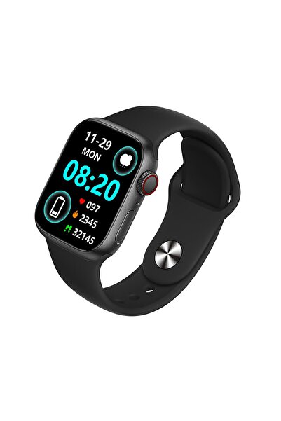 TOTUDESIGN ساعة ذكية Storm C مع خاصية الاتصال عبر البلوتوث - لون أسود