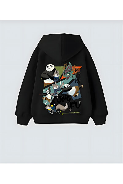 Aesthia Kung Fu Panda dizajn unisex dukserica sa kapuljačom