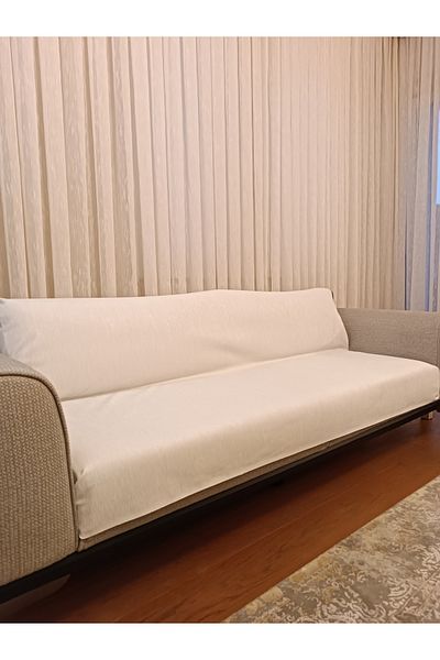 BEDY GUARD Toscana Liquid Proof Non-Slip Sofa Cover Double Sided Beige and Anthracite Single 75*120cm