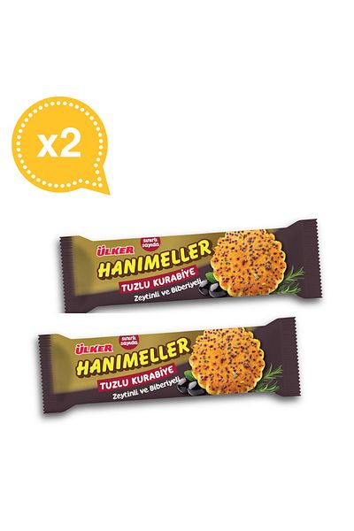 Ülker Honeysuckle Zey. Pepper. Salted Cookies 81 g X 2 Pieces