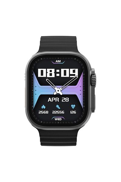 TOTUDESIGN Smart Watch STORM U with BT Calling - Gun Metal