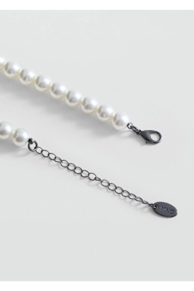 MANGO Woman Boncuklu kolye