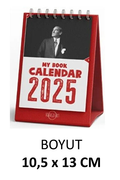 Dokuz Yayınları VİVAGO ART ATATÜRK TAKVİM  10,5 x 13 CM  BEZ ÇANTA HEDİYELİ KOD12