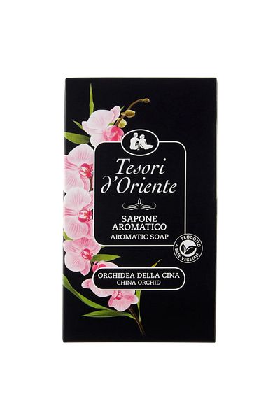 Tesori d'Oriente Orchidea Imperiale - Italian Aromatic Solid Soap - Chinese Royal Orchid - 125 g