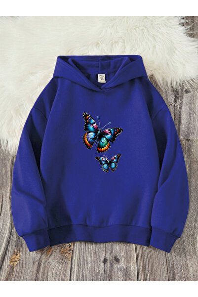 YUNAYT Dječja majica sa kapuljačom i printom