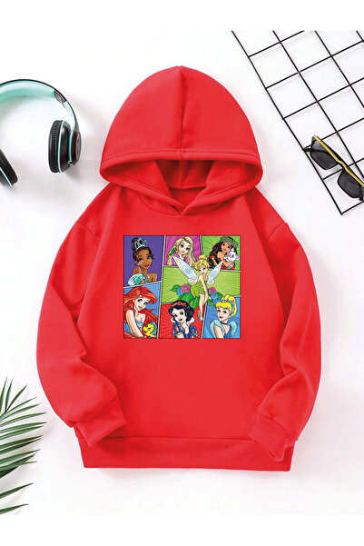 YUNAYT Dječja majica sa kapuljačom i printom