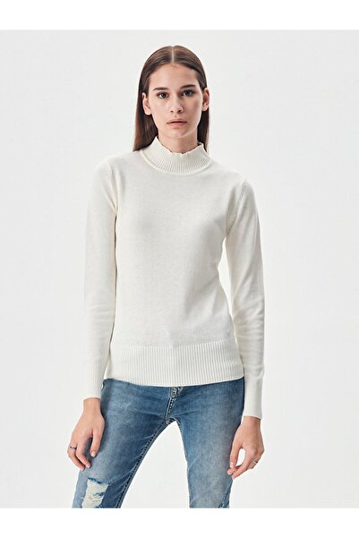 Ltb Pulover Bej pe jumătate Pescar