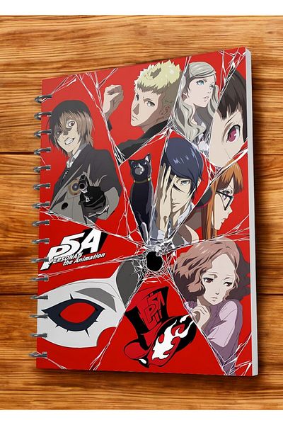 nihonwosekai Persona Anime A5 Size Spiral Notebook 50 Sheets