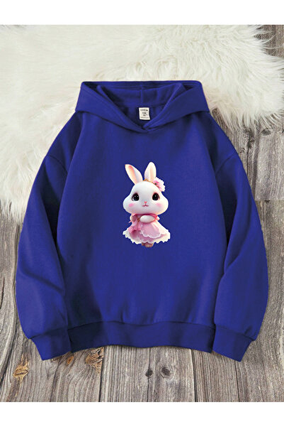 YUNAYT Dječja majica sa kapuljačom i printom