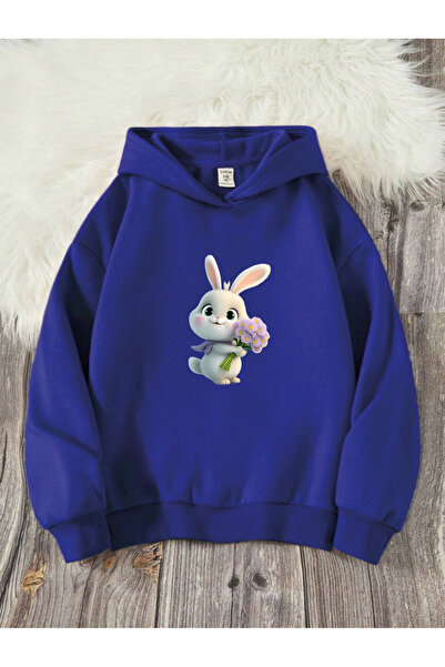 YUNAYT Дитячий світшот з капюшоном і принтом