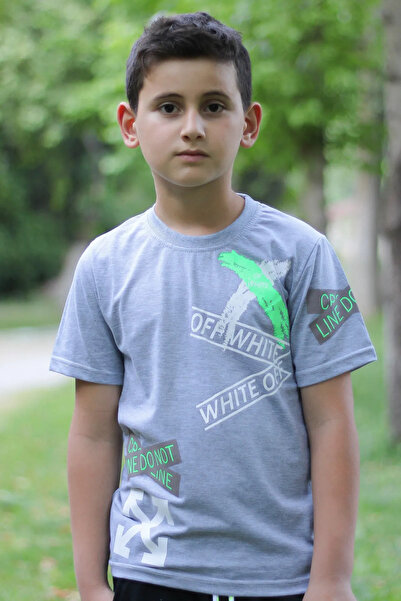 Markahit X Štampano 100% pamuk Dečak T-shirt 9-16 godina