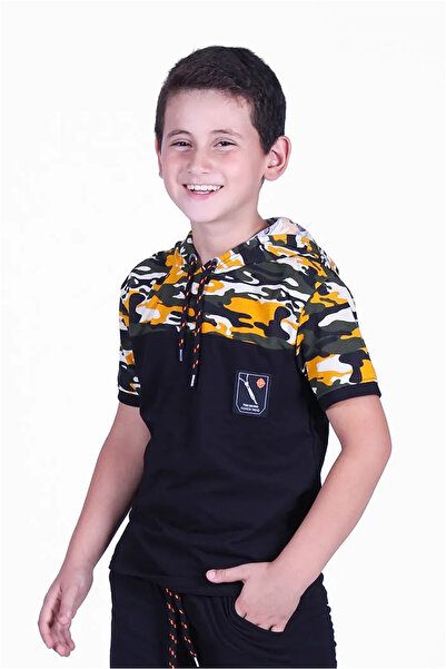 Markahit Tricou cu model de camuflaj băiat