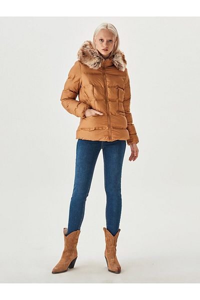Ltb Puffer Brown Coat