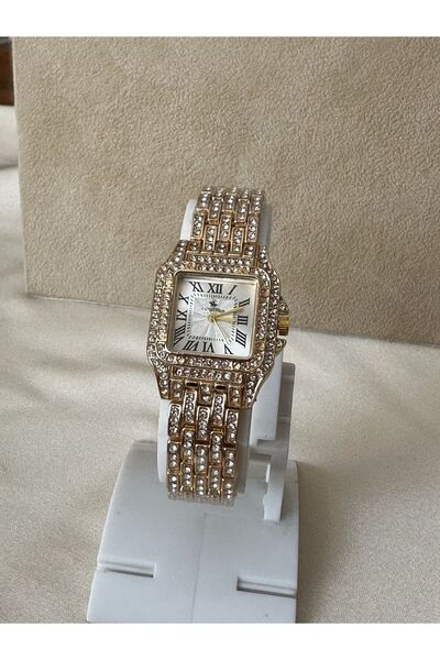 G Sport POLO zetro VINTAGE SQUARE STONE MODEL ROME FIGURES METAL WOMEN'S WRISTWATCH