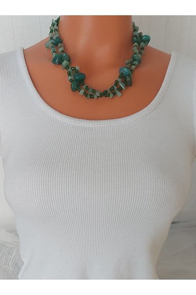 Virgo Agate Stone Necklace