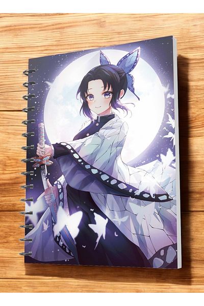 nihonwosekai Demon Slayer Demon Slayer Anime A5 Boy Spiral Notebook 50 Sheets