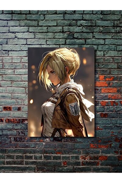 ZNC Annie Leonhart - Attack On Titan, Anime - Manga Serisi, Özel Tasarım Kağı...