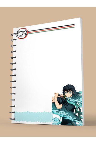 nihonwosekai Demon Slayer Demon Slayer Anime A5 Boy Spiral Notebook 50 Sheets