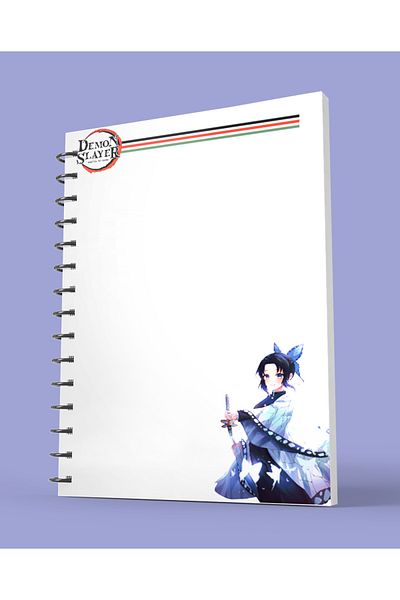 nihonwosekai Demon Slayer Demon Slayer Anime A5 Boy Spiral Notebook 50 Sheets