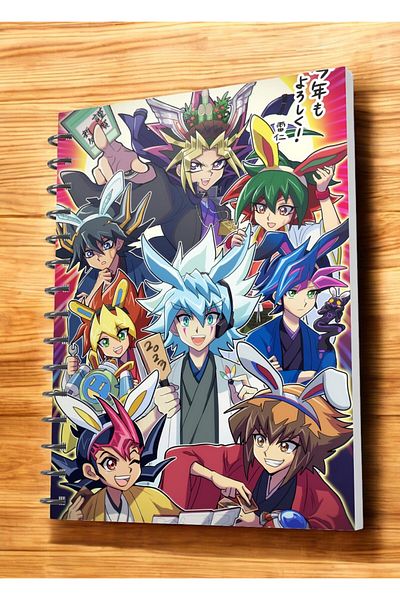 nihonwosekai Yu Gi Oh Anime A5 Size Spiral Notebook 50 Sheets
