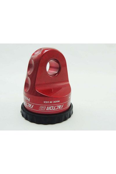 Factor 55 ProLink Loaded Winch Shackle Mount Assembly - Red