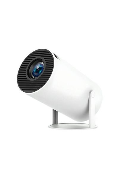 Icruze PixelStream Smart Projector Portable Mini Home Theater Projector-White