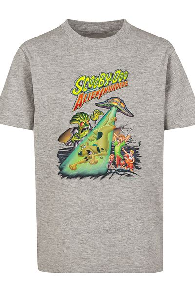 F4NT4STIC Kinder Scooby Doo und die Alien-Invasoren mit Kinder-Basic-T-Shirt