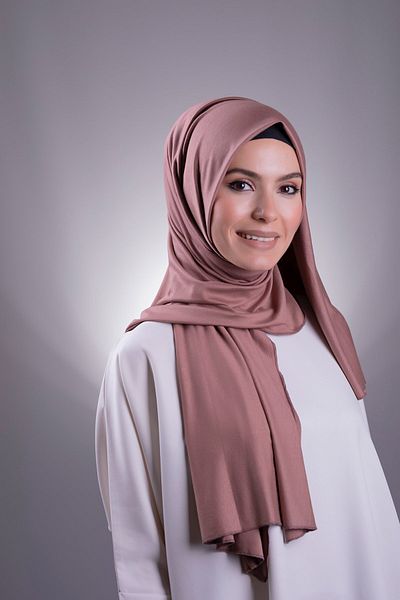 HÜRREM BONE Light Mink Plain Classic Shawl Viscose Fabric Lycra Combed Cotton 202101_38