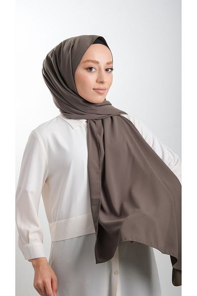 HÜRREM BONE Βιζόν Απλό Κλασικό Σάλι Medina Silk Απλό 202103 _10